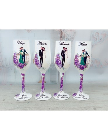 Pahare nunta pentru miri si...