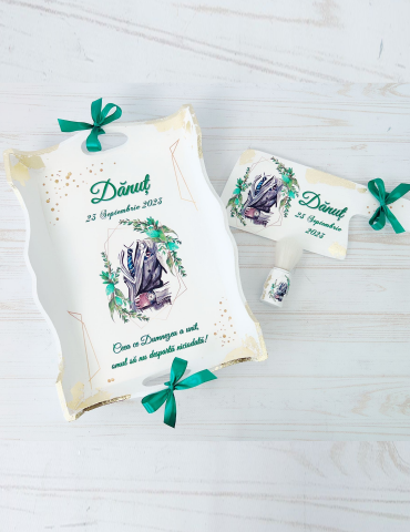 Set gatit ginere verde cu...