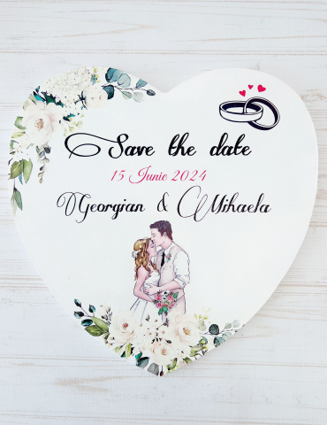 Placuta save the date din...