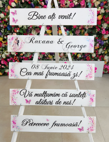 Stativ nunta cu tematica...