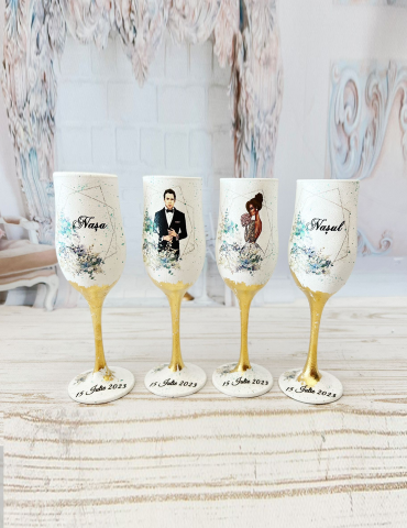 Pahare nunta personalizate...