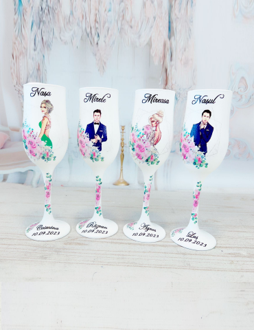 Pahare nunta personalizate...