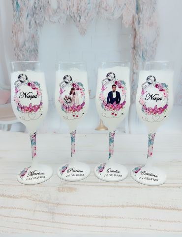 Pahare nunta personalizate...