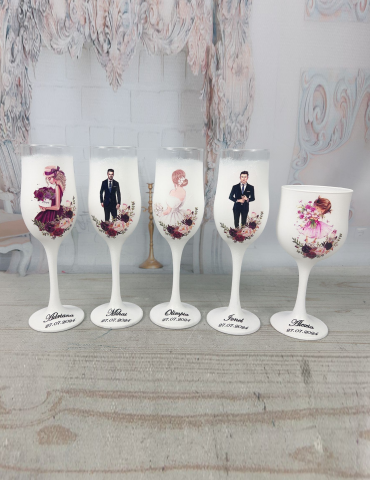 Pahare nunta pentru miri si...