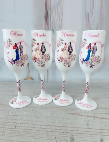 Pahare nunta pentru miri si...