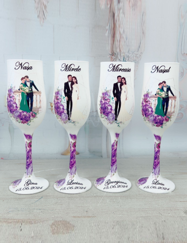 Pahare nunta pentru miri si...