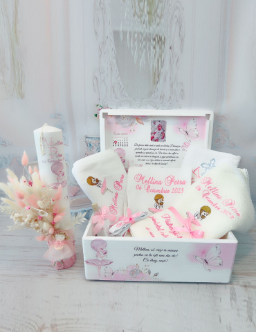 Trusou botez brodat fetita...