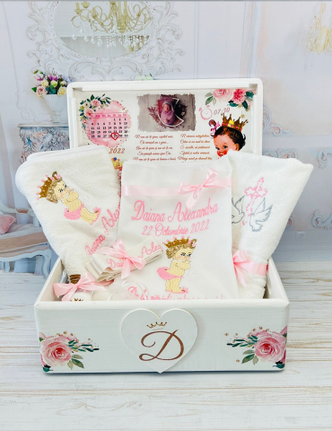 Trusou botez brodat cu...