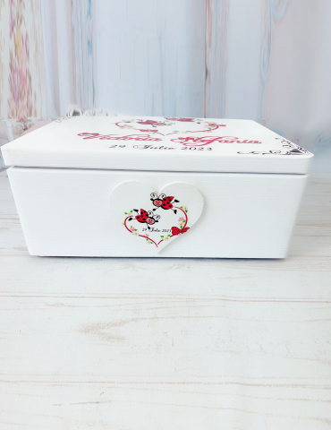 Cutie amintiri din lemn cu...