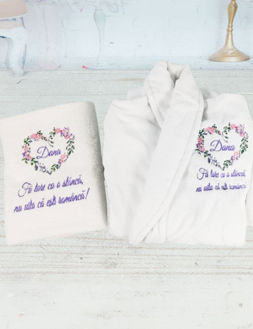 Set cadou halat si prosop...