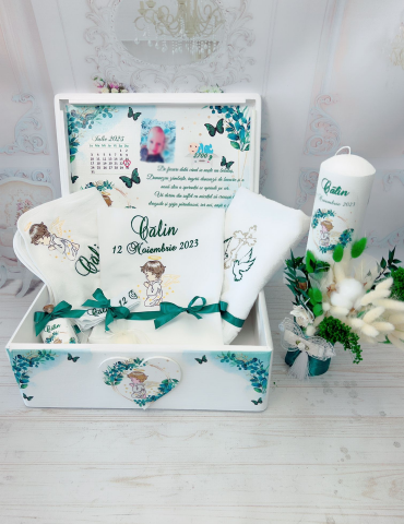 Trusou botez brodat pentru...