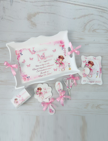 Set mot - turta fetita cu...