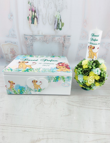 Trusou botez brodat cu...