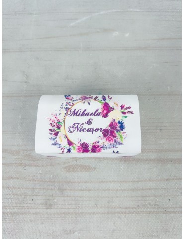 Cutie verighete din lemn...