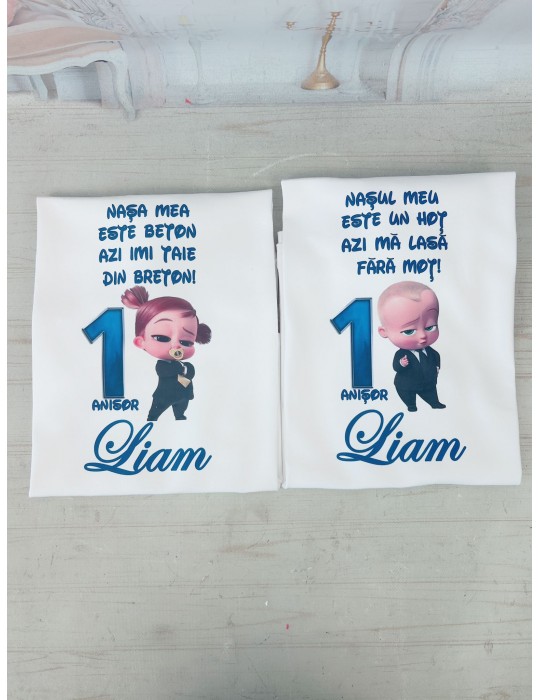 Tricouri personalizate pentru mot cu Baby Boss