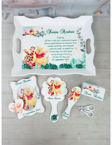 Set mot Winnie nuante de verde