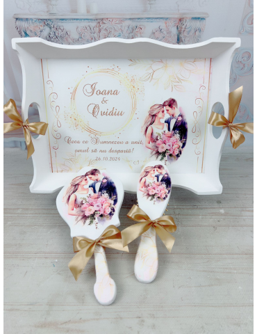 Set gatit mireasa cu nuante...