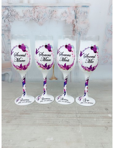 Pahare nunta pentru socrii...