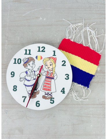 Ceas din lemn pentru pictat...