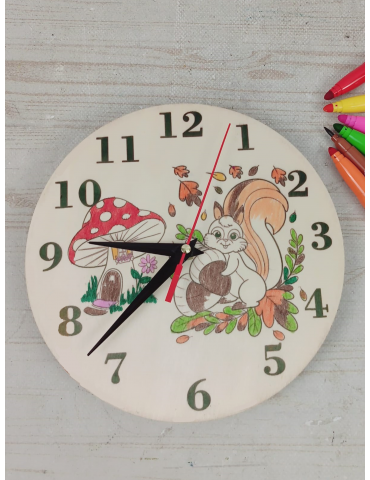 Ceas din lemn pentru pictat...