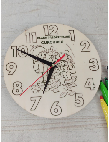 Ceas din lemn pentru pictat...