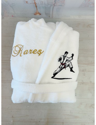 Halat brodat pentru copil...