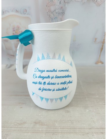 Carafa de botez cu Stitch