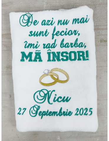 Prosop de ginere brodat din...