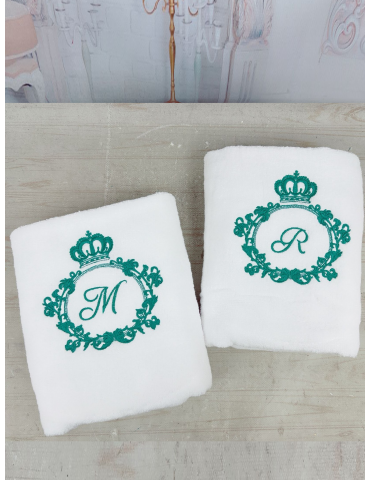 Set 2 prosoape brodate cu...