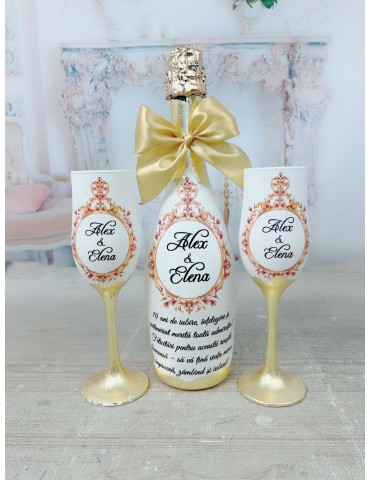 Set șampanie personalizat...