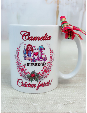 Cană cadou pentru asistenta...