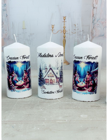 Lumânare personalizată cu...