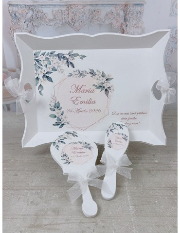 Set gatit mireasa cu verde...