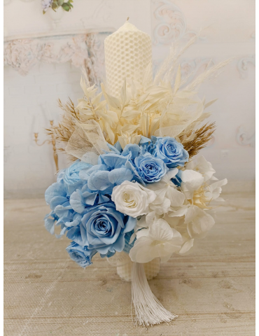 Lumanare de botez din ceara...