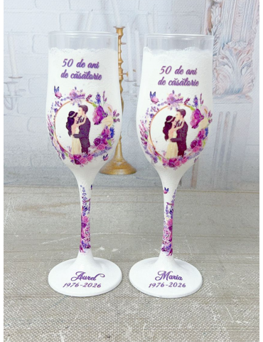 Pahare personalizate nuntă...