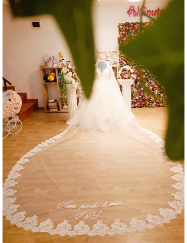 Personalizare voal mireasa...