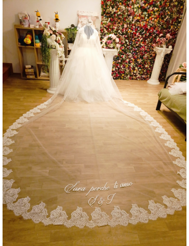 Personalizare voal mireasa...
