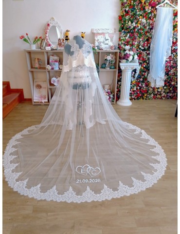 Personalizare voal mireasa...