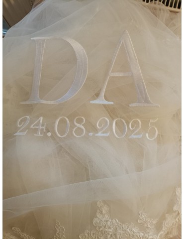 Personalizare voal mireasa...