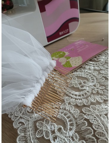 Voal Mireasă Cathedral 3x3...