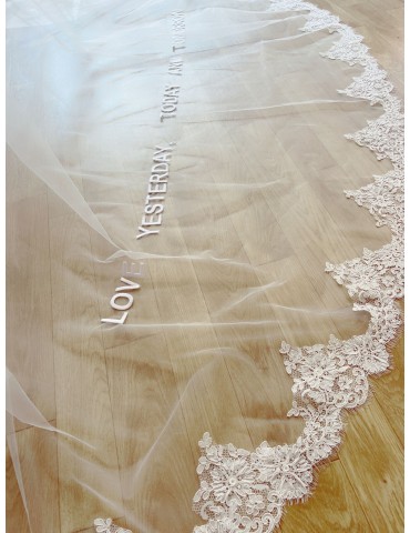 Personalizare voal mireasa...