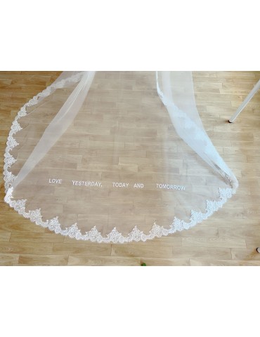 Personalizare voal mireasa...