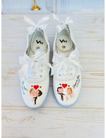 Tenisi mireasa personalizati