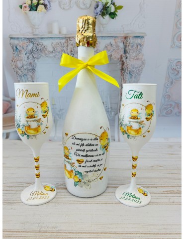 Cadou nasi botez - sticla...