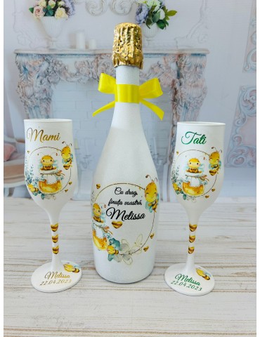 Cadou nasi botez - sticla...