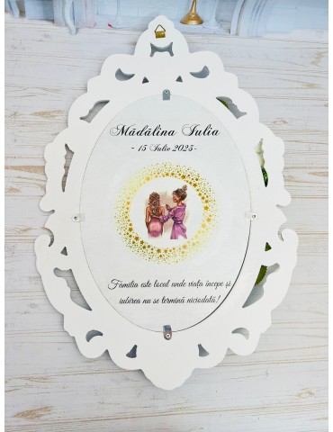 Oglinda miresei din lemn...