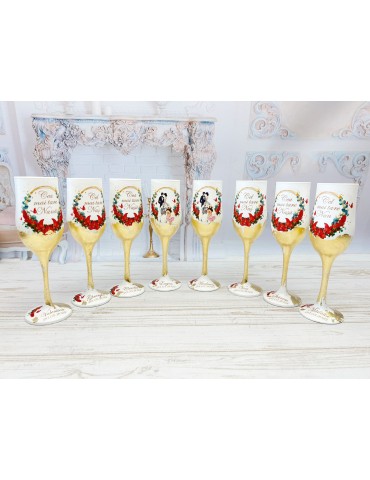 Pahare nunta pentru miri si...