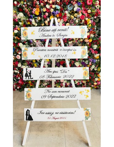 Stativ nunta cu tematica...