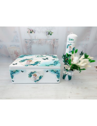 Trusou botez brodat pentru...