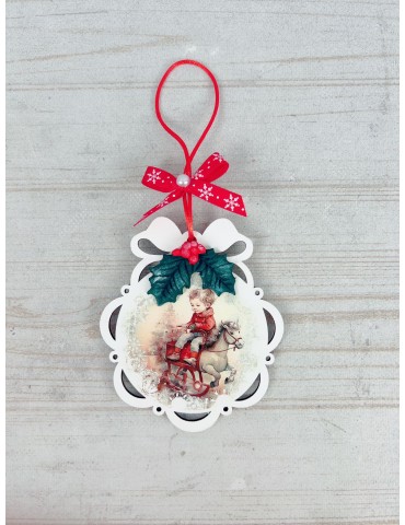 Glob din lemn Craciun